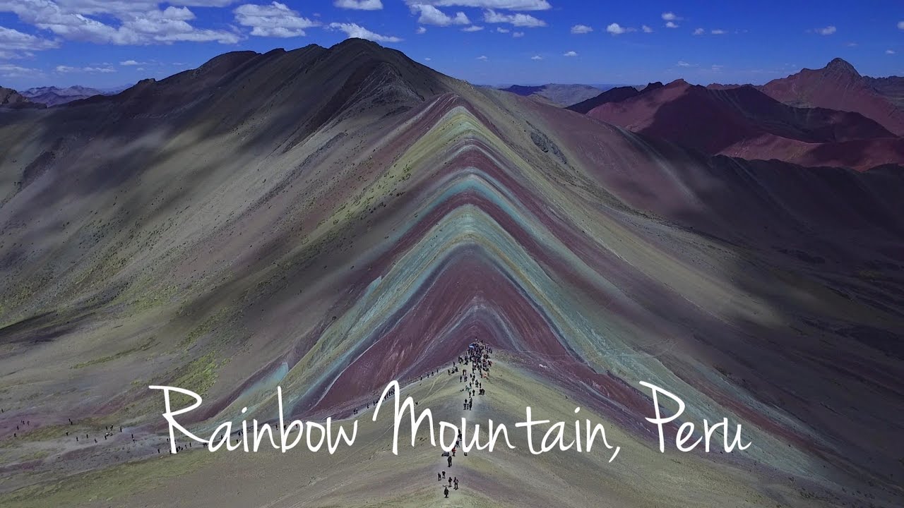 Peru: Rainbow Mountain by drone