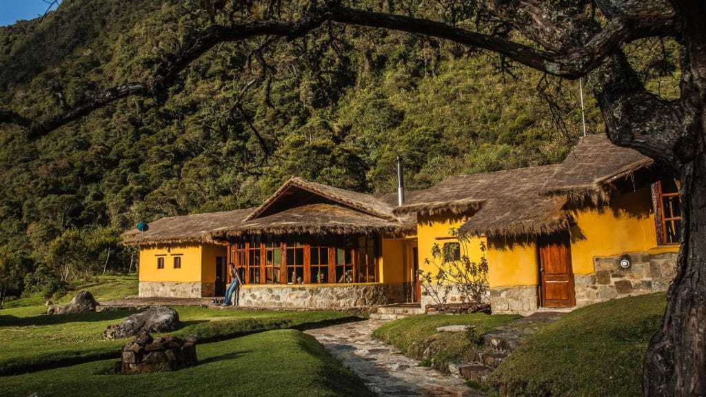 The Portada Mountain Lodge along the Salktantay Trek to Machu Picchu