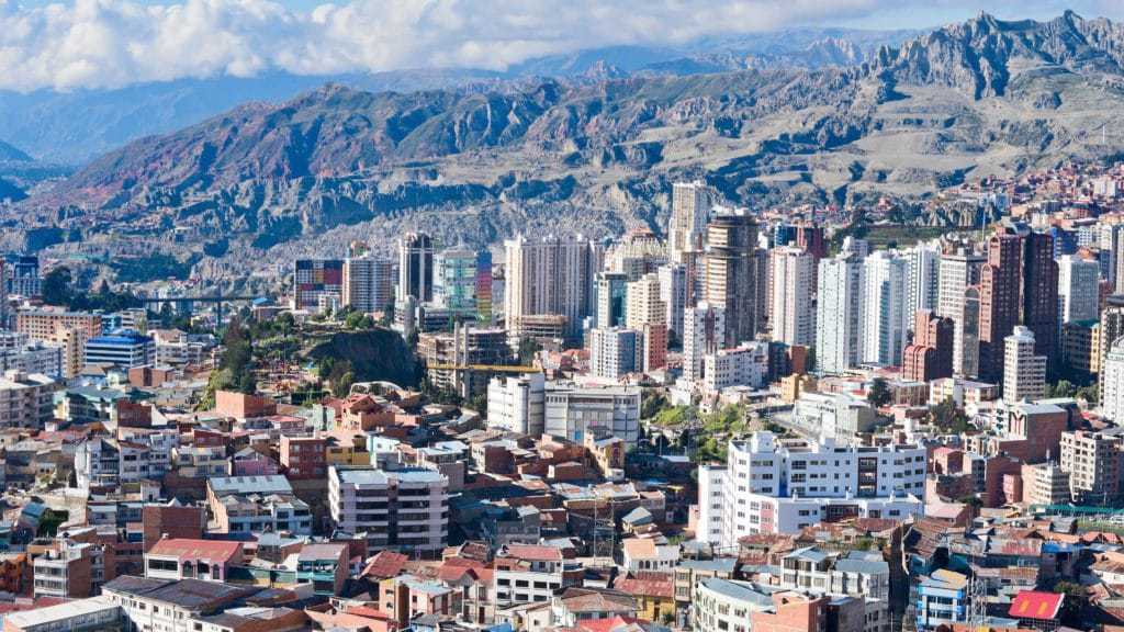 La paz city tour in Bolivia
