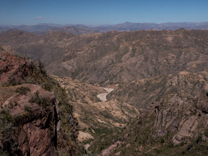 Views of the Bolivian landscape in Torotoro National Park