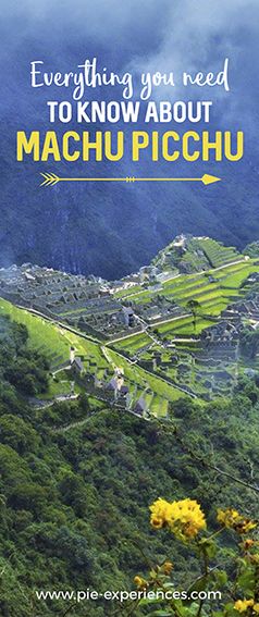 Machu Picchu information - Pinterest image