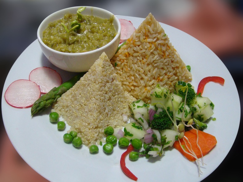 Vegetarian food in Peru - Shaman Raw Vegan in Cusco.