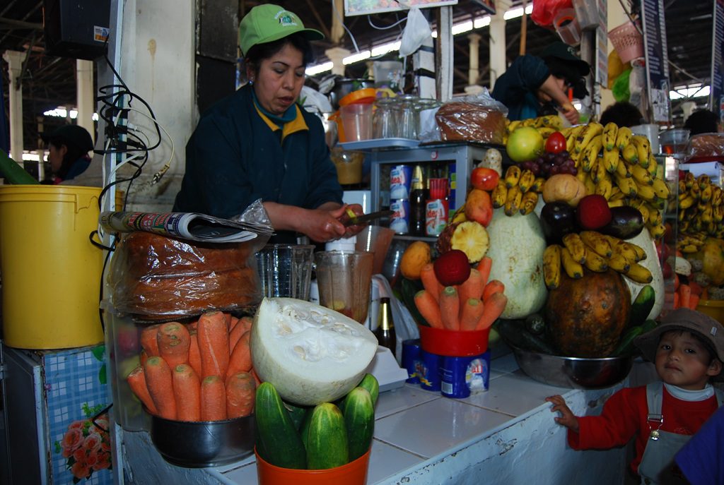 Drink Juices at San Pedro market