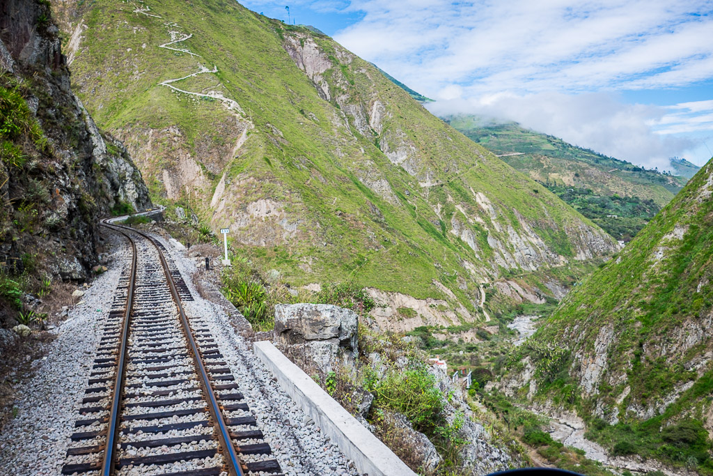 The Devil's Nose railway track - Ecuador vacation. 