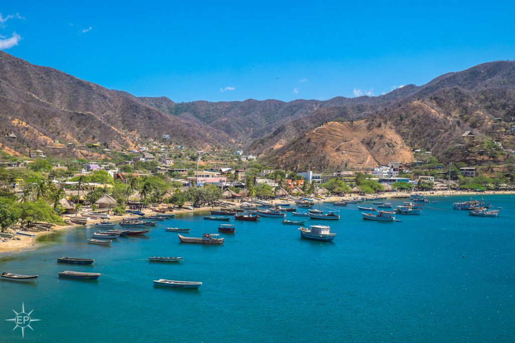 Colombia travel guide - Taganga beach.