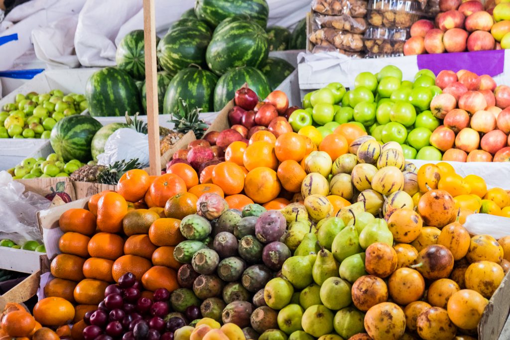 Cooking class in Cusco - Colourful fruits at San Pedro market.