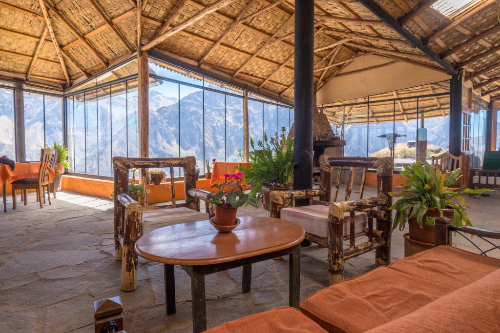 Colca Canyon trek - La Granja del Colca restaurant.
