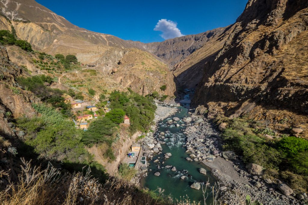 Colca Canyon trek - Llahuar Lodge.