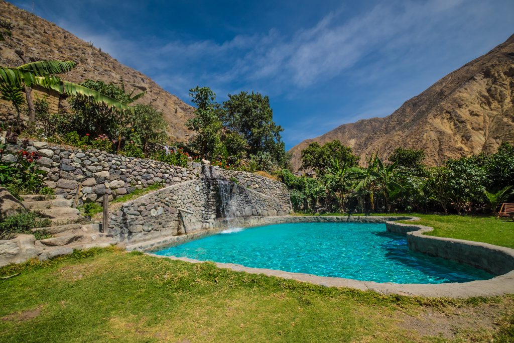 Colca Canyon trek - Jardin el Eden pool.
