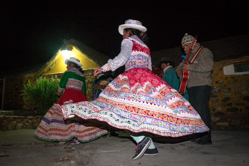 Homestay tours in Colca Canyon - Local dancing.