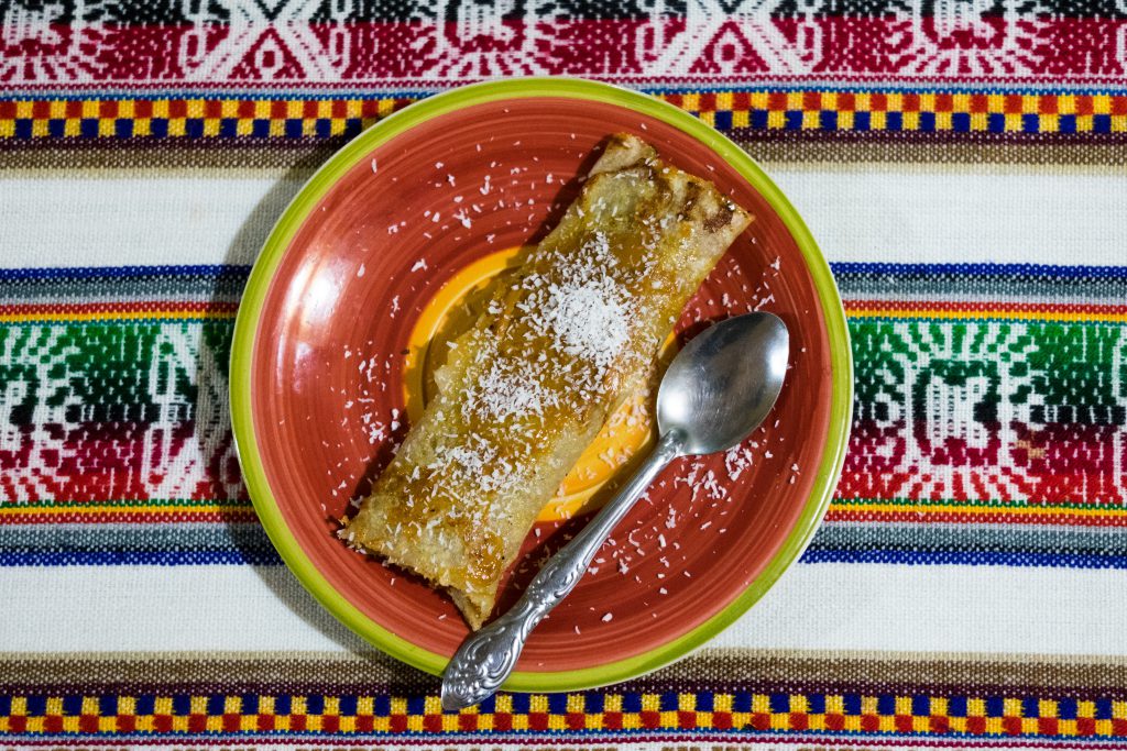 Homestay tours in Colca Canyon - Quinoa crepe.