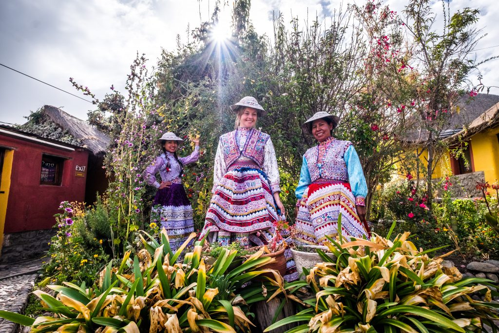 Homestay tours in Colca Canyon - Traditional dress in Yanque.