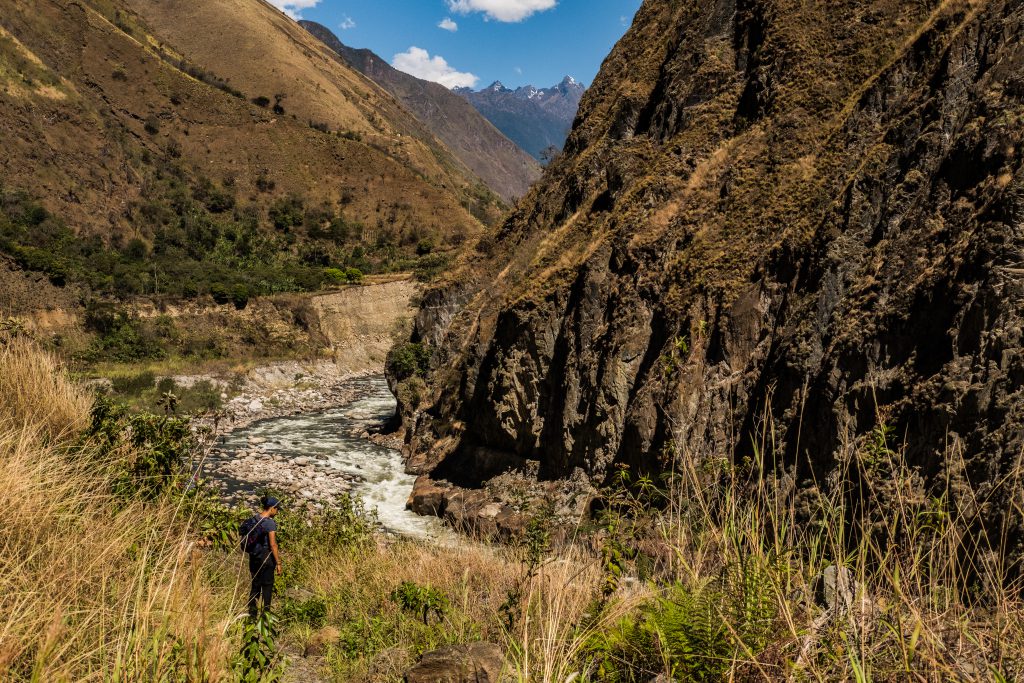 New Inca Trail to Machu Picchu, Carcel Trek - Hiking to the Urubamba River.