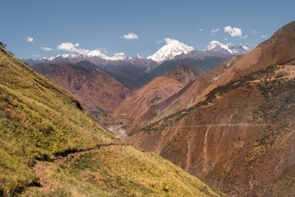 New Inca Trail to Machu Picchu, Carcel Trek - Spectacular mountain scenery.