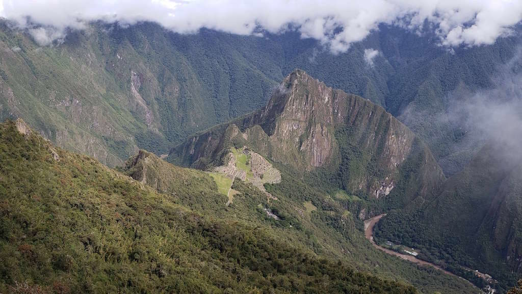 Hiking Machu Picchu Mountain-view of Machu Picchu