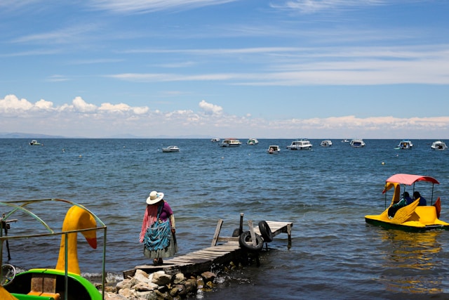 Copacabana border Bolivia