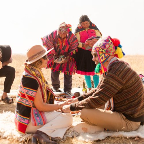 Andean wedding in Peru Sacred Valley