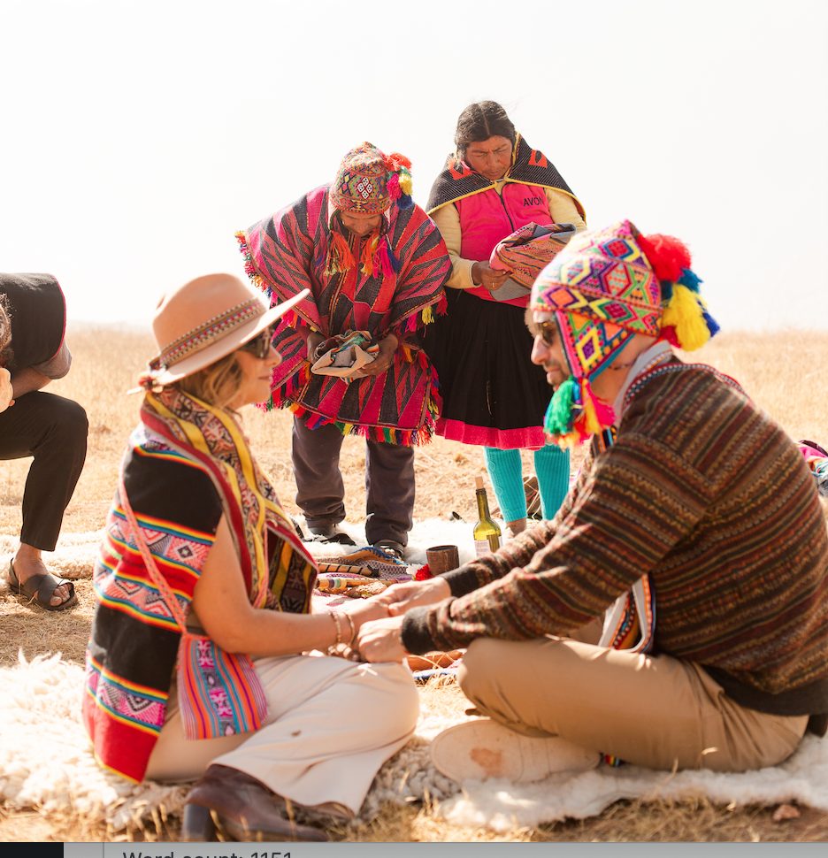 Andean wedding in Peru Sacred Valley