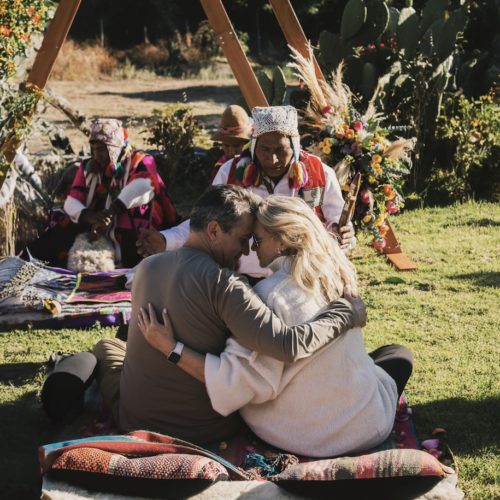 Andean wedding ceremony
