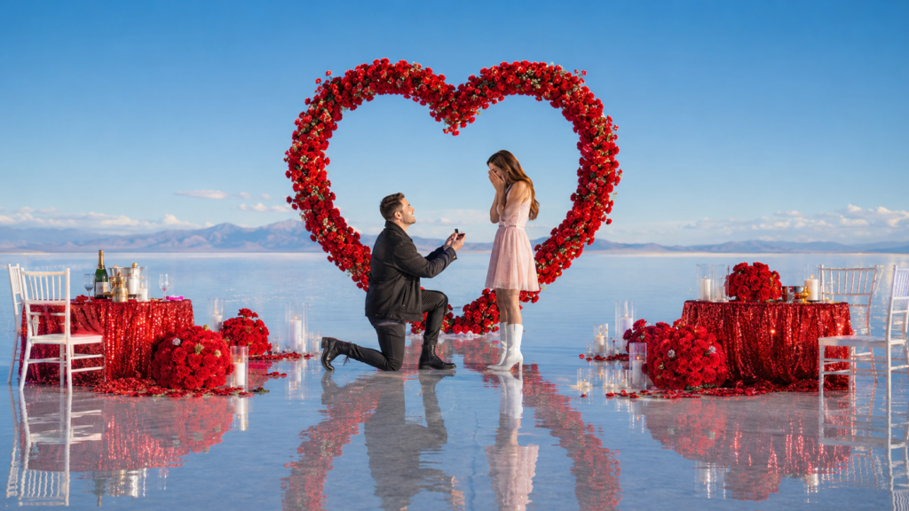 Uyuni Salt Flats marriage proposal